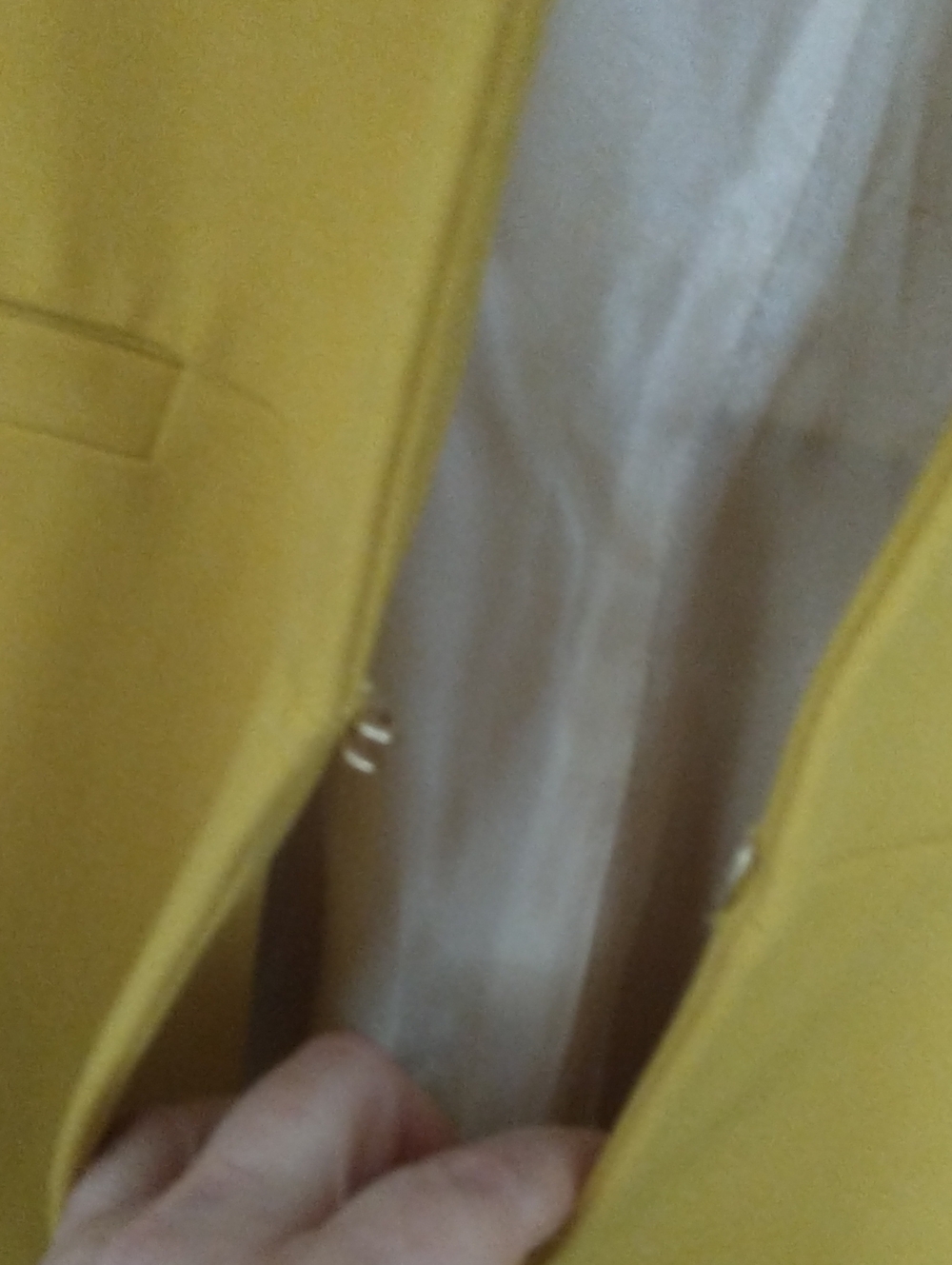 Zara Inverted Lapel Blazer - Picture 6 of 9